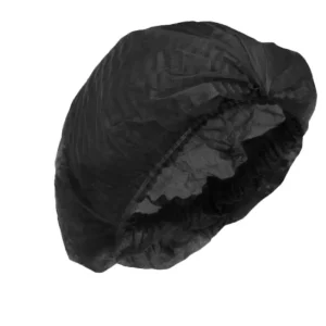 Cofia Negra Desechable - Protección e Imagen Profesional