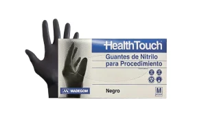 Guantes de Nitrilo Negro Health Touch