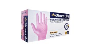 Guantes de Nitrilo Rosado GloveLife – Protección con Estilo y Delicadeza