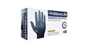 Guantes de Nitrilo Negro GloveLife – Resistencia y Estilo Profesional